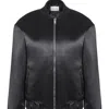 By Keara Women's The Satin Timeless Bomber - Black In Black