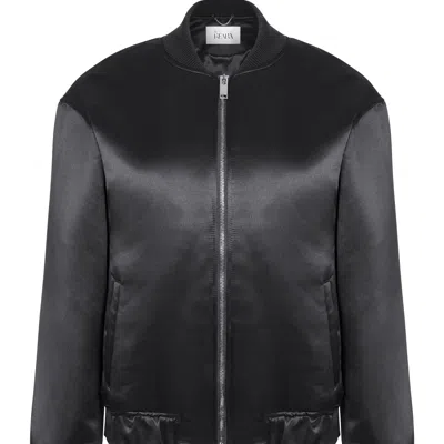 By Keara Women's The Satin Timeless Bomber - Black