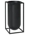 By Lassen Kubus Lolo Vase In Schwarz