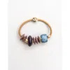 By Lilla Amber Capsule Bracelet Hair Tie In Gold
