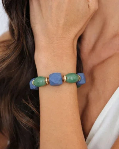 By Lilla Artemis Capsule Bracelet Hairtie Set In Orange