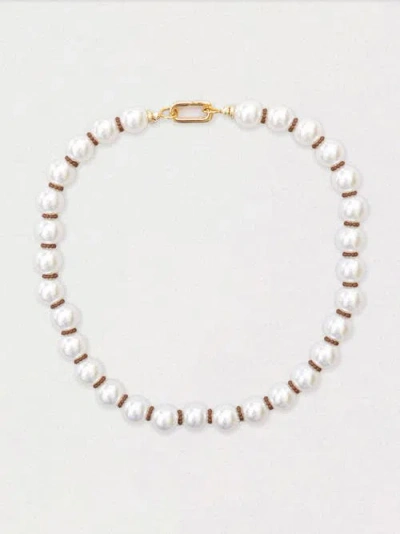 By Lilla Audrey Necklace In White