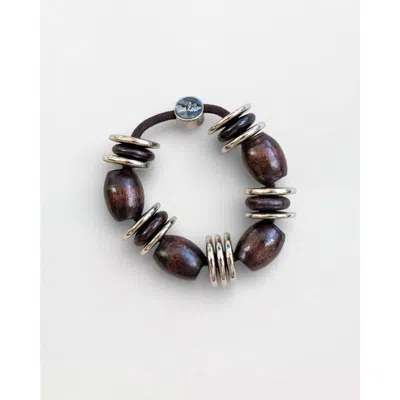 By Lilla Estrella Capsule Bracelet In Dark Chocolate