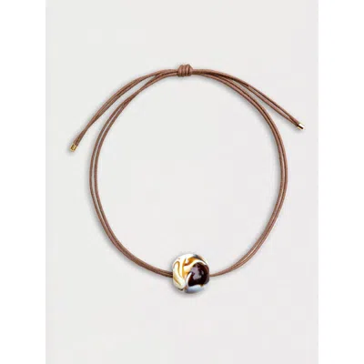 By Lilla Ipanema Choker In Brown
