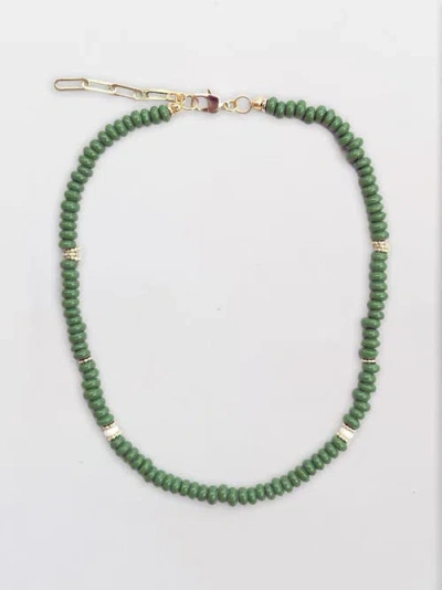 By Lilla Martini Necklace In Green