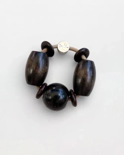 By Lilla Noche Capsule Bracelet Hairtie In Black