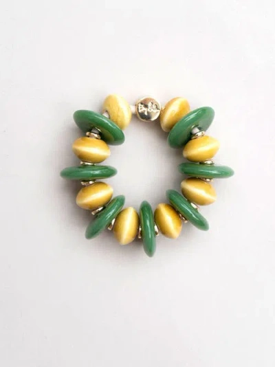 By Lilla Samba Capsule Bracelet Hair Tie In Yellow