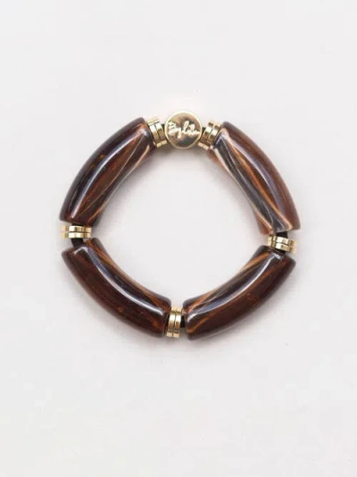 By Lilla Whiskey Ave Capsule Bracelet Hairtie In Brown