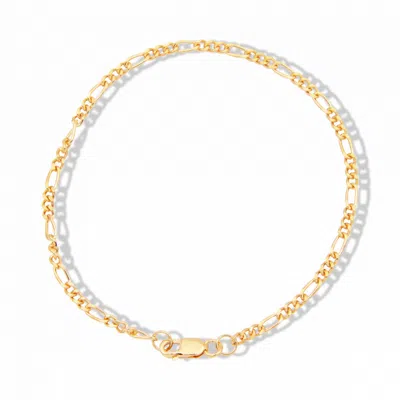 By Majime Women's Amor Fine Chain Gold Bracelet