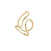 By Majime Women's Eliora Assymetric Gold Ring