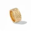 By Majime Women's Kenji Hammered Statement Chunky Ring Gold In Gold