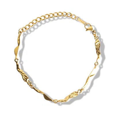 By Majime Women's Ume Irregular Chain Gold Bracelet