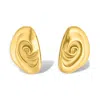 By Majime Women's Yumiko Stud Gold Earrings