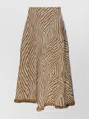 By Malene Birger Giabbo Animal-printed Cotton Midi Skirt