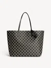 By Malene Birger Abi Printed Tote Bag In Black