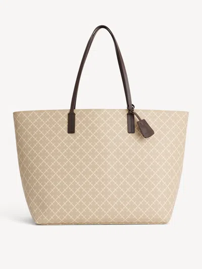 By Malene Birger Abi Printed Tote Bag In Neutral