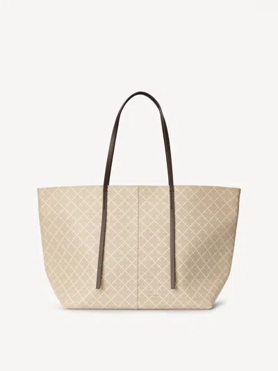 By Malene Birger Abi Printed Tote Bag In Feather
