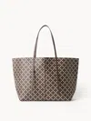 By Malene Birger Abi Monogram Tote Bag In Warm Brown