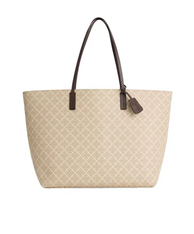 By Malene Birger Abi Printed Tote Bag In White