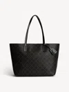 By Malene Birger Abigail Printed Tote Bag In Dark Chokolate