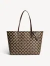 By Malene Birger Abigail Printed Tote Bag In Warm Brown