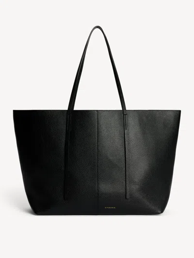 By Malene Birger Abilla Leather Tote In Black
