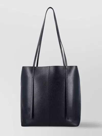 By Malene Birger Abilso Tote With Double Handles And Textured Finish