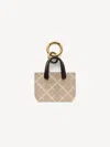 By Malene Birger Ada Charm Keychain In White