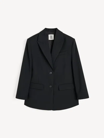 By Malene Birger Adele Einreihiger Blazer In Black