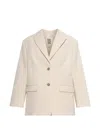 By Malene Birger Single-breasted Suit Jacket In Brown