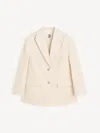 By Malene Birger Adele Single-breasted Blazer In White