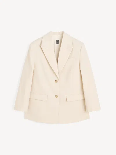 By Malene Birger Adele Single-breasted Blazer In Neutral