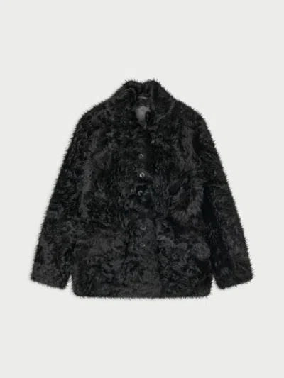 By Malene Birger Adeline Shearling Jacket In Black