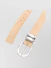 By Malene Birger Adjustable Belt Silver-tone Buckle In Neutral
