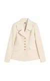 By Malene Birger Adrienna Crepe Blazer In Off-white