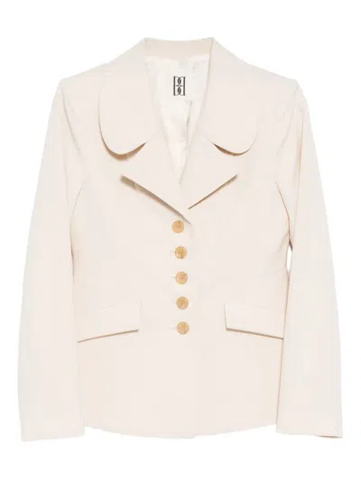 By Malene Birger Adrienna Single-breasted Blazer In Neutral