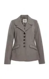 By Malene Birger Adrienna Wool Blazer In Gray