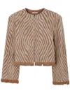 By Malene Birger Akello Blazer In Zebra Print