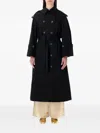 By Malene Birger Alaya Belted Trench Coat In Black
