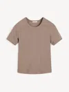 By Malene Birger Alezia Lyocell T-shirt In Brown