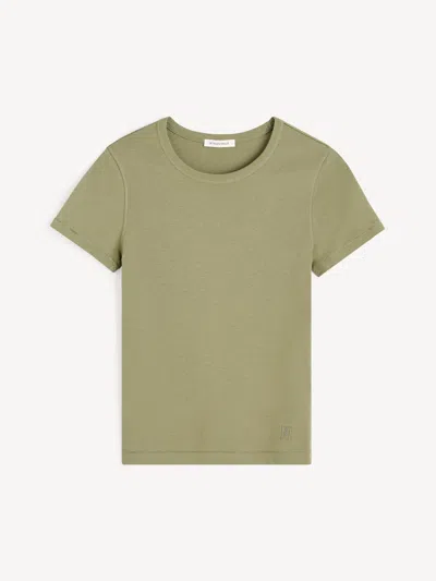 By Malene Birger Alicia Organic Cotton T-shirt In Green