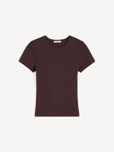 By Malene Birger Alicia Organic Cotton T-shirt In Purple
