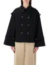 By Malene Birger Alisandra Oversized Trench Jacket In Black
