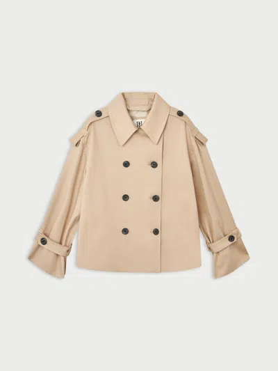 By Malene Birger Alisandra Trench Jacket In Sand