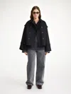 By Malene Birger Alisandra Stretch-cotton Trench Coat In Black