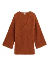 By Malene Birger Alpaca Wool Sweater In Orange