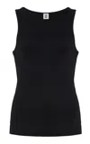 By Malene Birger Amani Organic Cotton Tank Top In Black