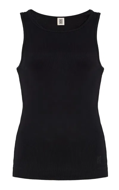 By Malene Birger Amani Organic Cotton Tank Top In Black