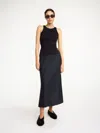 By Malene Birger Ribbed Organic Cotton Tank Top In Black