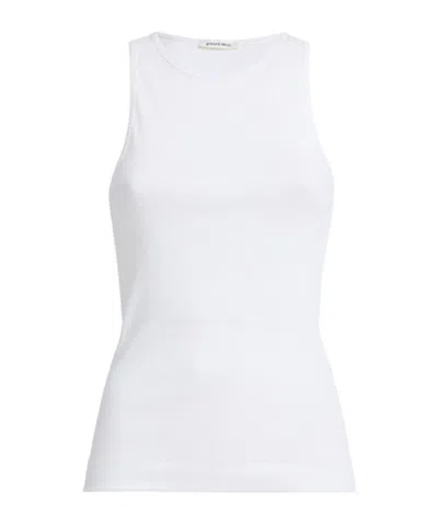 By Malene Birger Amani Tank Top In White